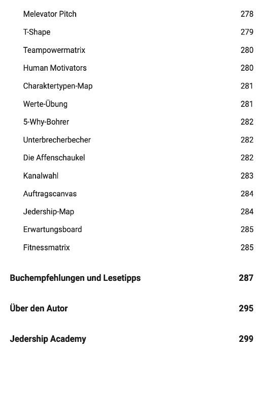Jedership Inhaltsverzeichnis 3