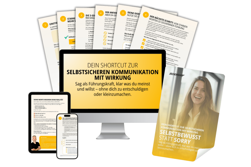 Selbstbewusst statt sorry – Dein Shortcut zur selbstsicheren Kommunikation mit Wirkung